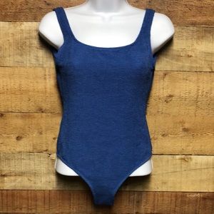 Subdued One Piece Bathing Suit